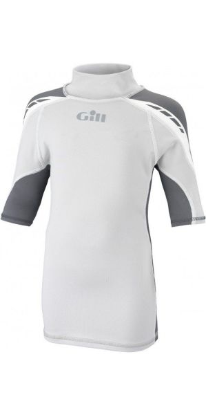 ÇOCUK SPORT UV RASH VEST Silver Grey/Asphalt