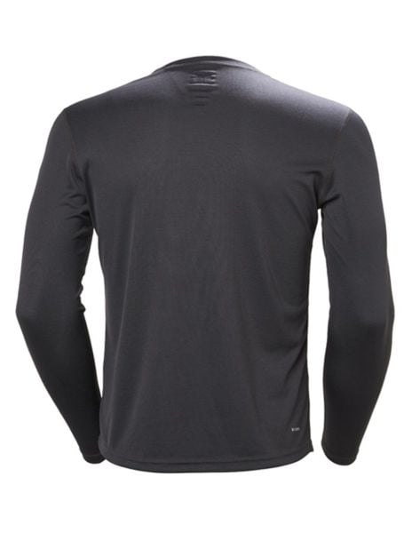 HH HH TECH CREW UZUN KOL ERKEK TİŞÖRT Ebony