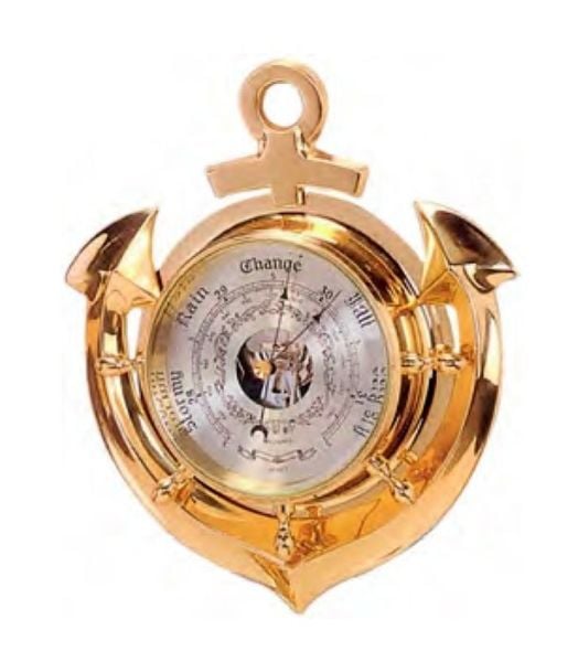 Barometre CK187 Sarı Çap: 12 cm