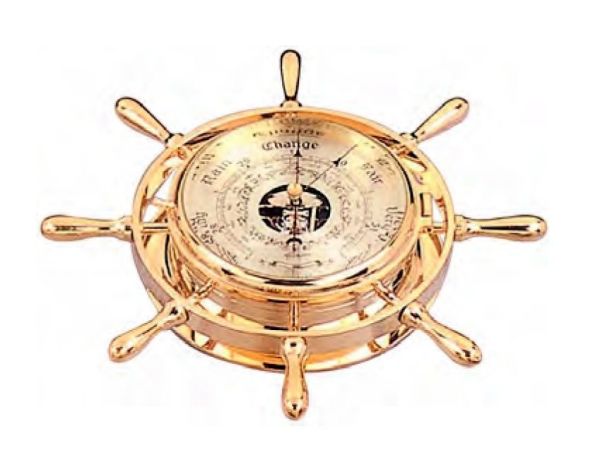 Barometre CK077 Sarı Çap: 12 cm