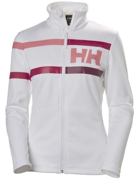 HH W GRAPHIC FLEECE JACKET White