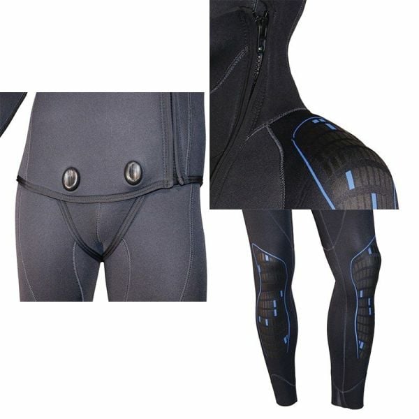 BEUCHAT Elbise SORMIOU, 5 mm Erkek Dalış Elbisesi Bahçıvan+Çeket