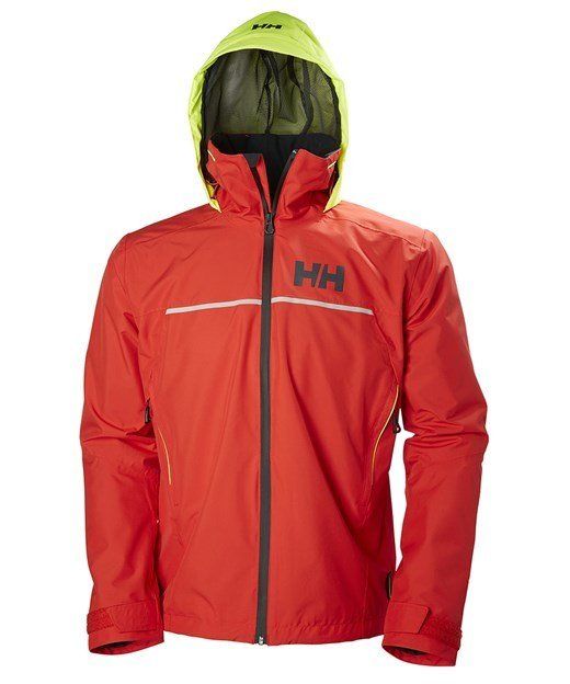 HH HP FJORD JACKET ALERT RED