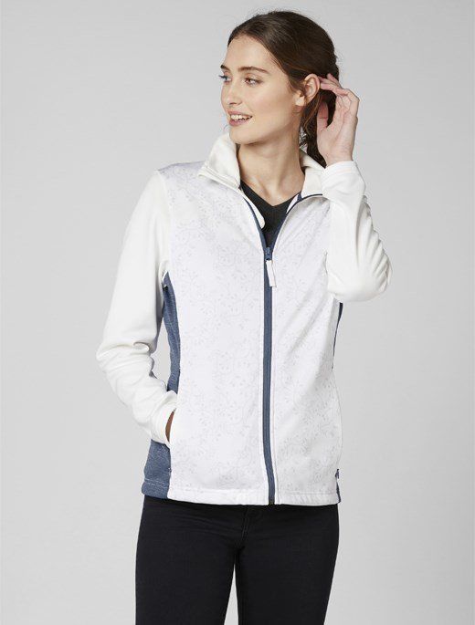 HH W GRAPHIC FLEECE JACKET White Plum