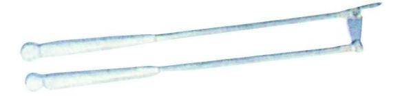 Silecek Kolu Çiftli 47 cm Krom