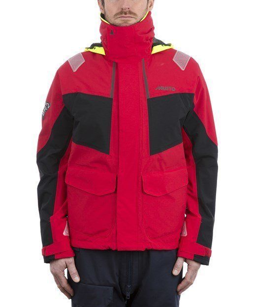 MUSTO BR2 COASTAL JKT True Red/Black