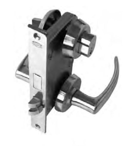 Kapı Kolu Önden Anahtar - Arkadan Çevirmeli Kilitli