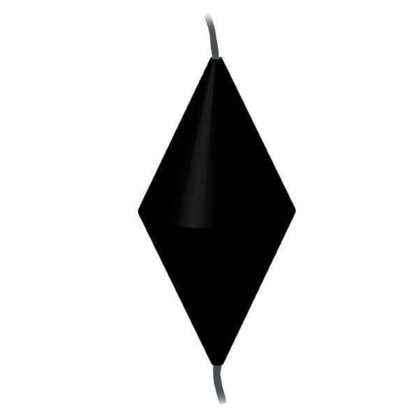 LALIZAS Day signal, Diamond, 1200x600mm, black