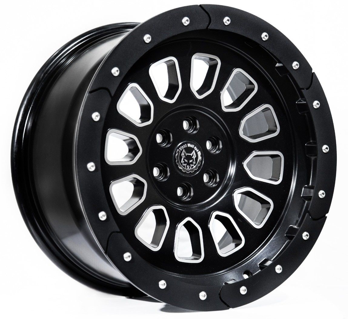 Black Wolf 571 18X9.0  6X114.3  ET+20 MB/BLACK