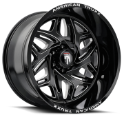 American Truxx Euphoria AT-1914 22X12 6X139.7 ET-44 Black Milled