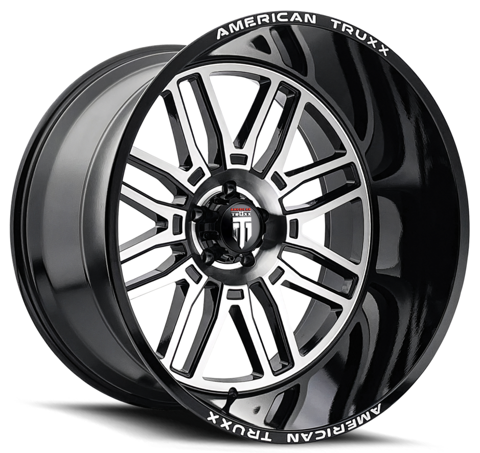 American  Truxx Restless  AT-1915  24X14 6X139.7  ET-76 Black Machined