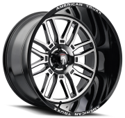 American  Truxx Restless  AT-1915  24X14 6X139.7  ET-76 Black Machined