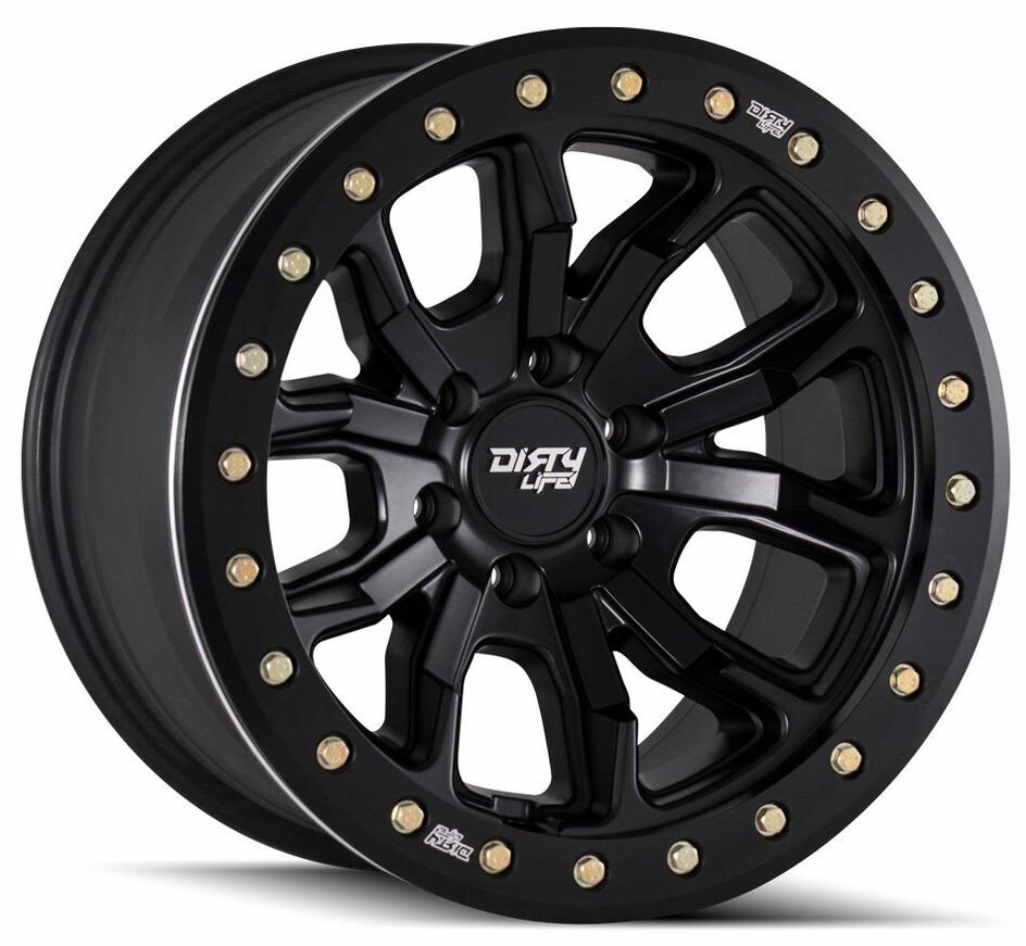 Dirty Life DT-1 9303 17X9 5X127 ET-12 Matte Black / Beadlock