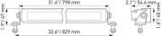 HELLA BLACK MAGİC 358 176-321 LED SLİM  LİGHTBAR  40˝