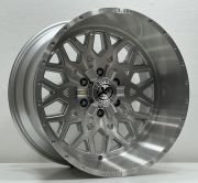 Protech DX8435 20X12 6X139.7 ET-44 BRUSHED MILLED WINDOW