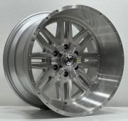 Protech DX8430 20X12 6X139.7 ET-44 BRUSHED MILLED WINDOW