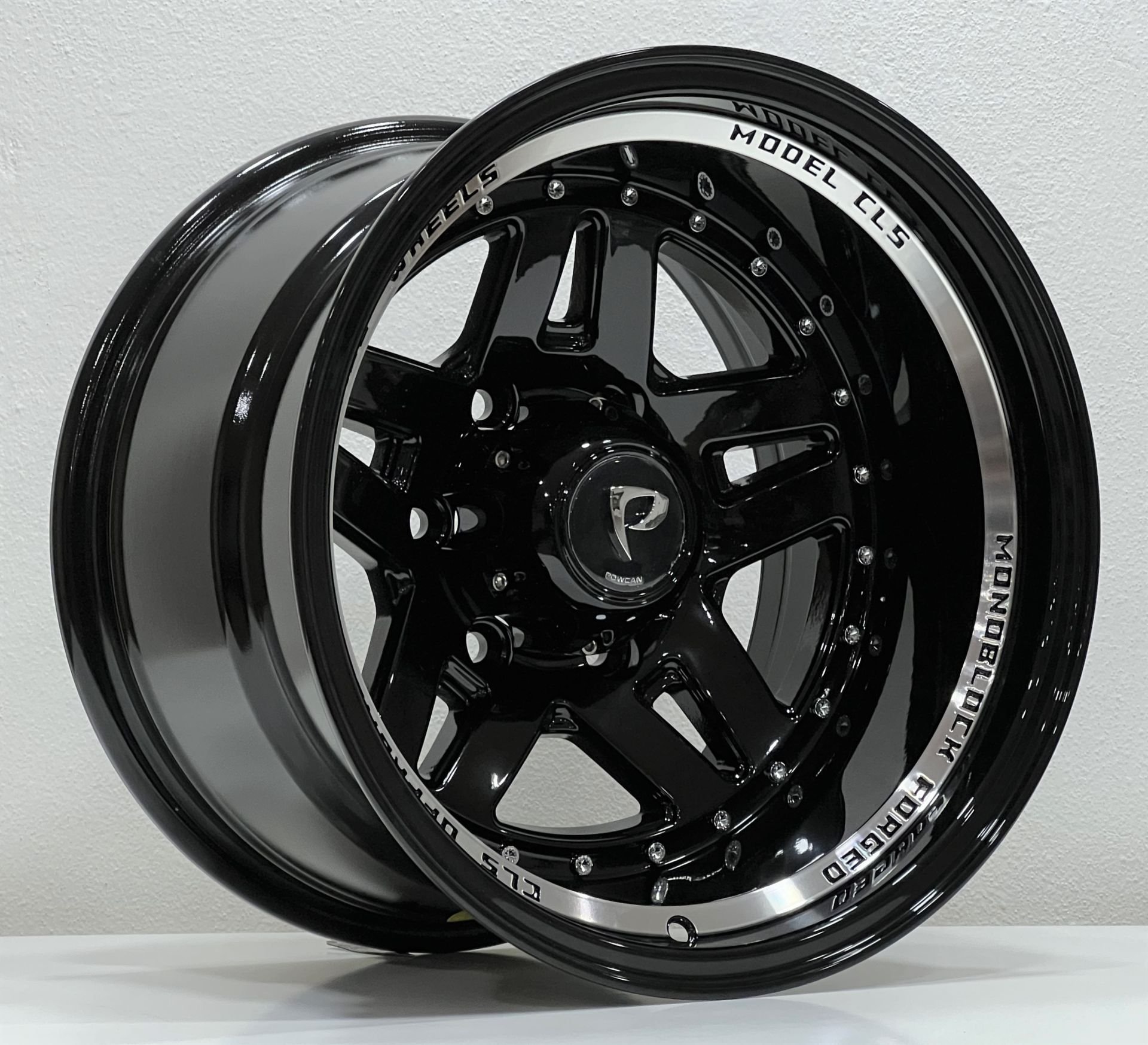 Powcan 936 16X10 6X139.7 ET-44 Black Lip Machined