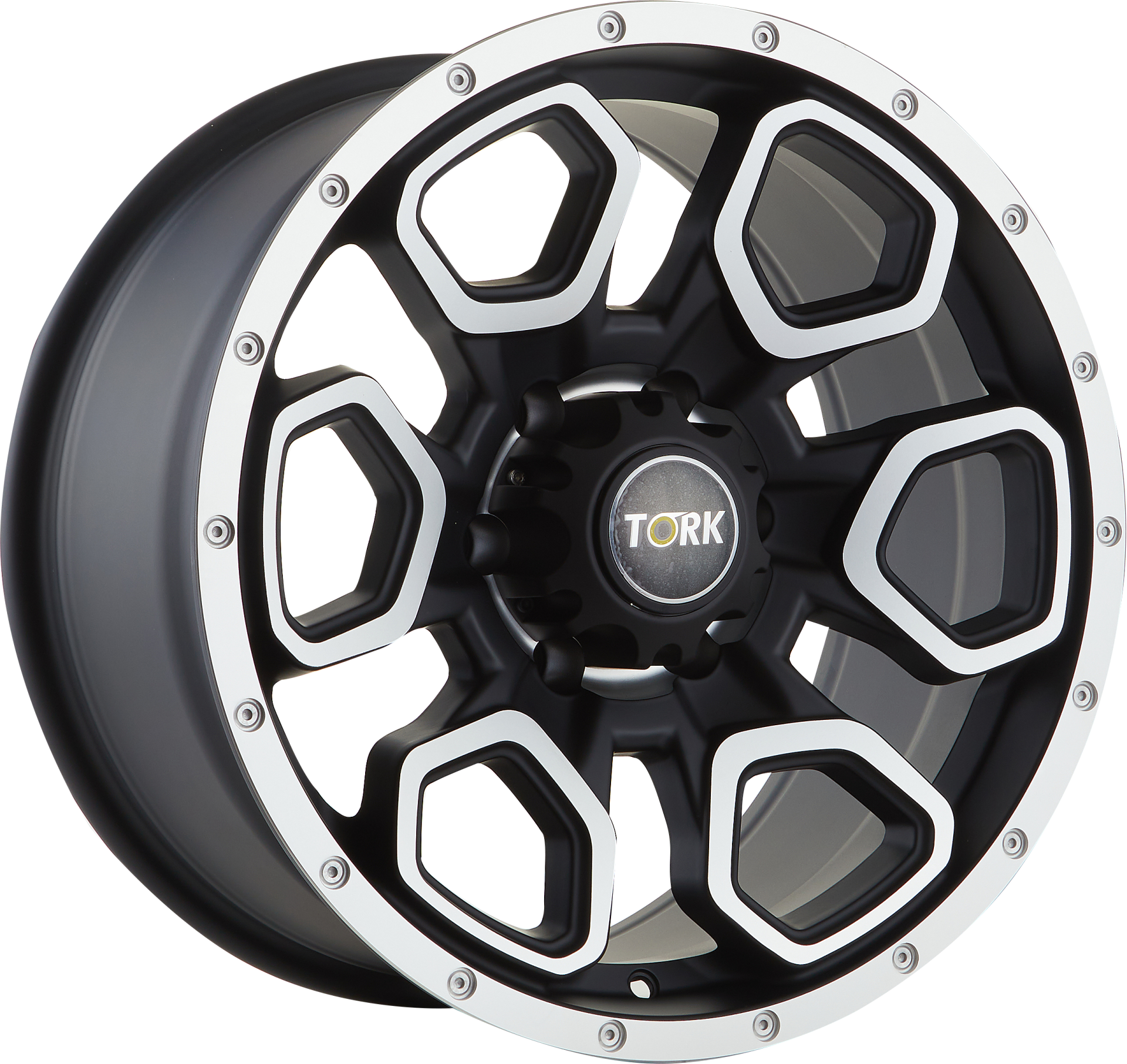 Tork 2827  17X9.0 6X114.3 ET-25 Matte Black Machined