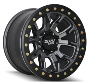 Dirty Life DT-1 9303 17X9.0 6X139.7 ET-20 Satin Graphite Beadlock