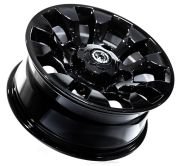 Black Wolf 669  16X7.0 5X165 ET+20 Gloss Black