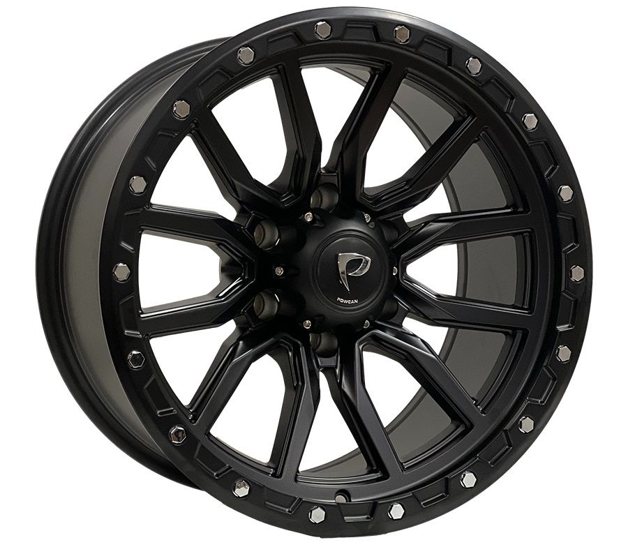 Powcan 0156 18X10 6X139.7 ET-18 Matte Black