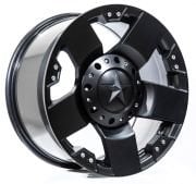 Black Wolf  5187 18X9.0 5X120 ET+15 Matte Black