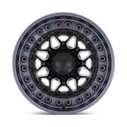 Black Rhino Alpha  20X10 6X139.7  ET-18 Matte Black / Gunmetal Lip