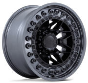 Black Rhino Alpha  20X10 6X139.7  ET-18 Matte Black / Gunmetal Lip