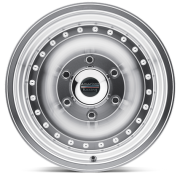 American Racing AR61 Outlaw I 15X10 5X127 ET-38 Machined W/ Clear Coat