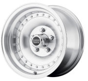 American Racing AR61 Outlaw I 15X10 5X127 ET-38 Machined W/ Clear Coat