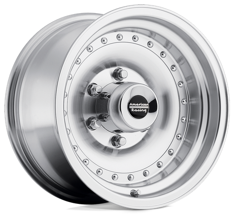American Racing AR61 Outlaw I 15X10 5X127 ET-38 Machined W/ Clear Coat