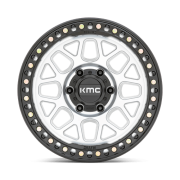 KMC KM549 GRS 17X9.0 6X139.7  ET18 Machined / Satin Black Lip