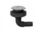 Krom Kafalı Plastik Firar Dirsekli 16mm