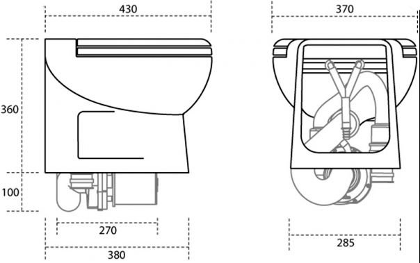 ArticPlus Kısa Tuvalet 24V