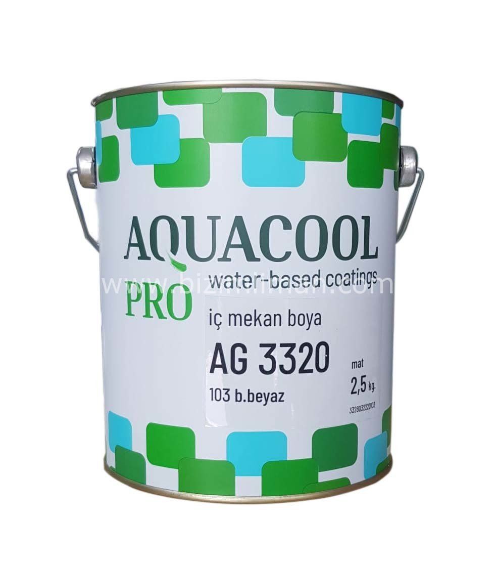 AG 3320 SON KAT LAKE BOYA MAT 1 Kg - Beyaz
