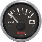 Voltmetre Göstergesi Siyah 12V