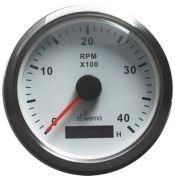 Takometre 4000 Rpm Krom-Beyaz