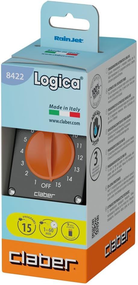 Claber 8422 Aquauno Logıca Tımer/Sulama Zamanlayıcısı