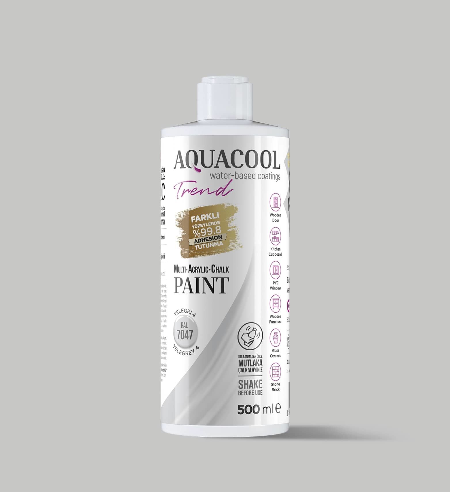 Aquacool Trend MAC Boya 500ml RAL 7047 Telegri
