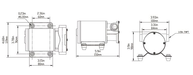 Güverte Yıkama Pompası 24V-30L