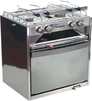 TECHIMPEX Fırın Çift Göz Ocaklı Mastergrill