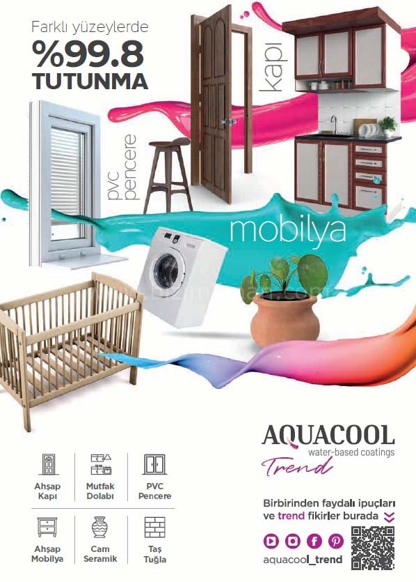 Trend M.A.C Su Bazlı Küf Yeşili 623 Lake Boya 150 ml