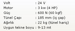 Başpervane 60Kgf 24V