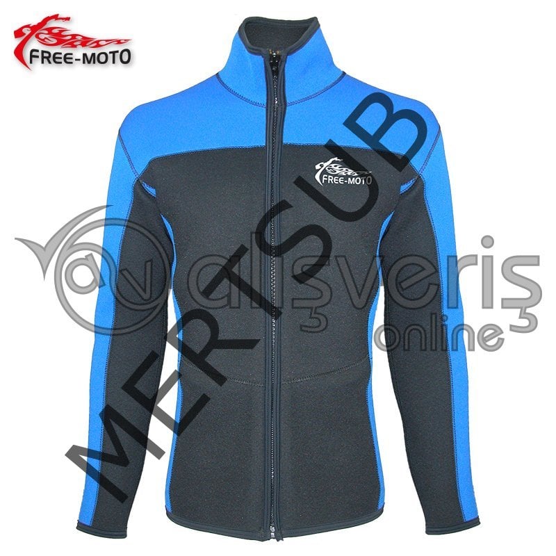 Freemoto Neopren Polo Mont Mavi