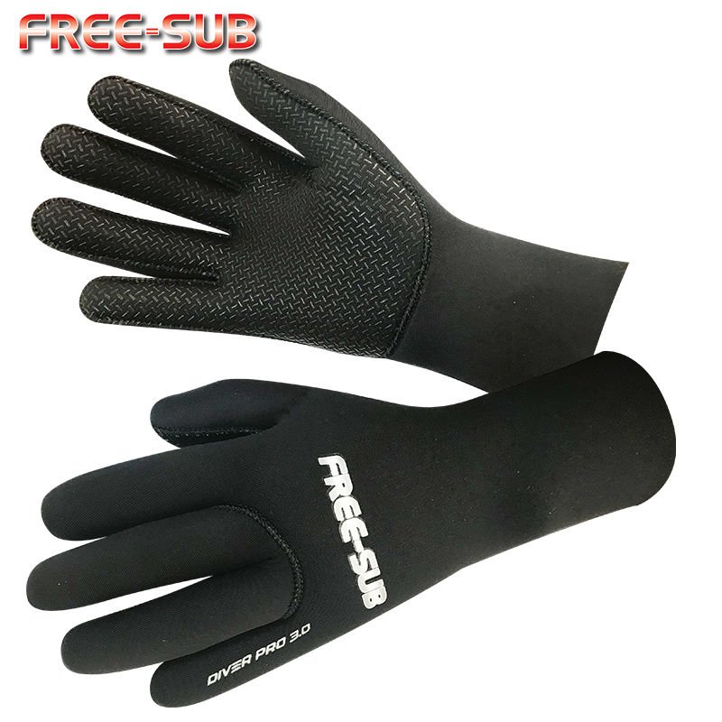 Freesub Diver Pro Black 3,00 mm Dalış Eldiveni