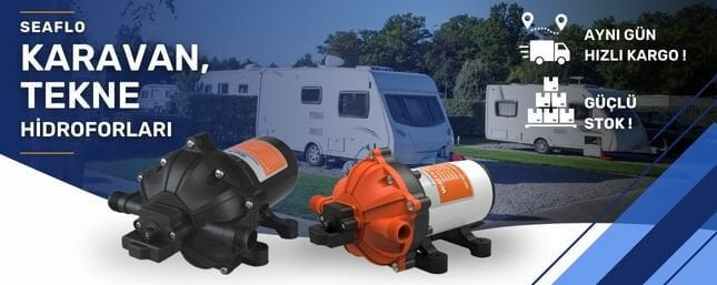 Seaflo 12 ve 24 Volt Karavan Hidroforları