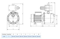 Wilo Control SPS 5-56 Jet Pompalı Otomatik Akıllı Hidrofor 7 Kat 10 Daire, 1.5Hp 5.6 Bar
