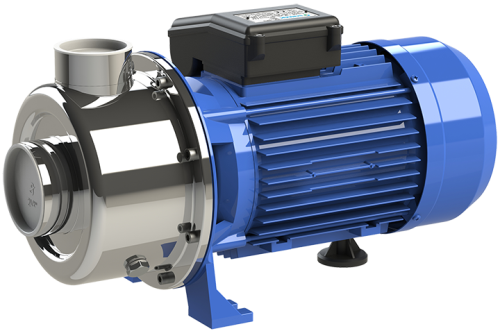 Sumak SMINOX/K-220/2T Paslanmaz Santrifüj Pompa Kapalı Fan Trifaze (380V) 2.2HP