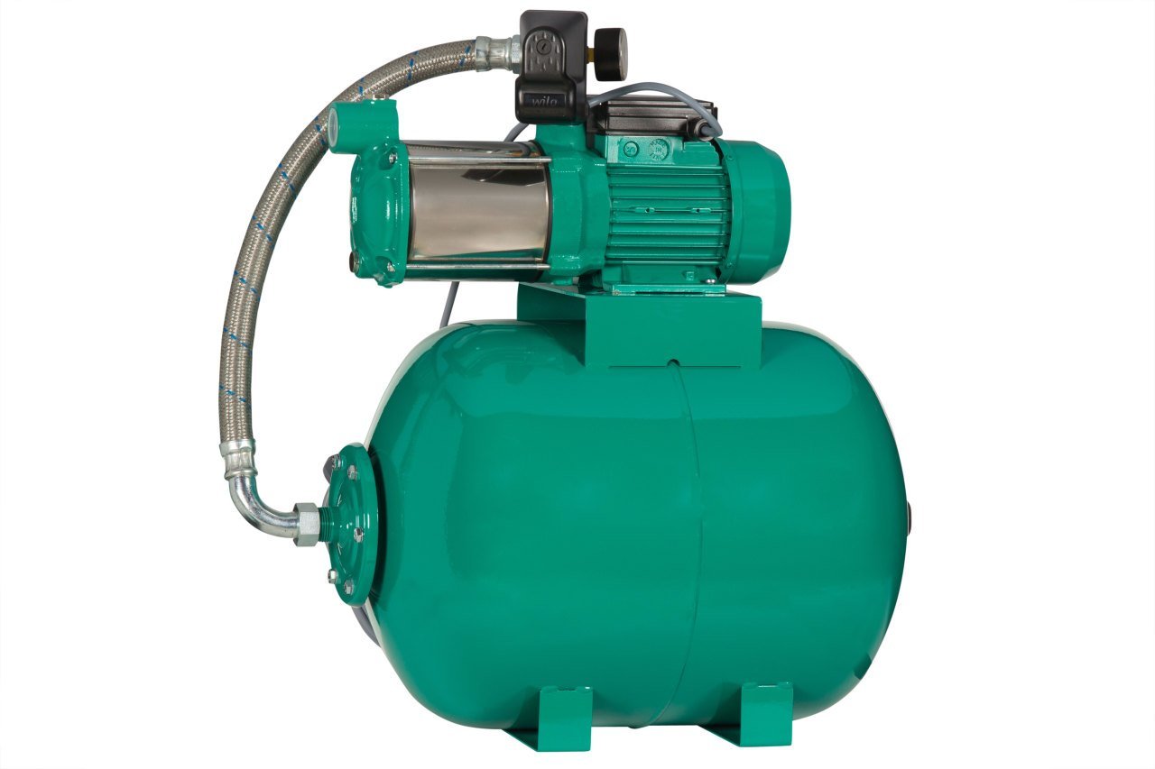 Wilo MSH 80-407M Yatay Kademeli Hidrofor 80 Lt Tanklı 9 Kat 29 Daire 3 Hp 7 Bar 10 m³/h