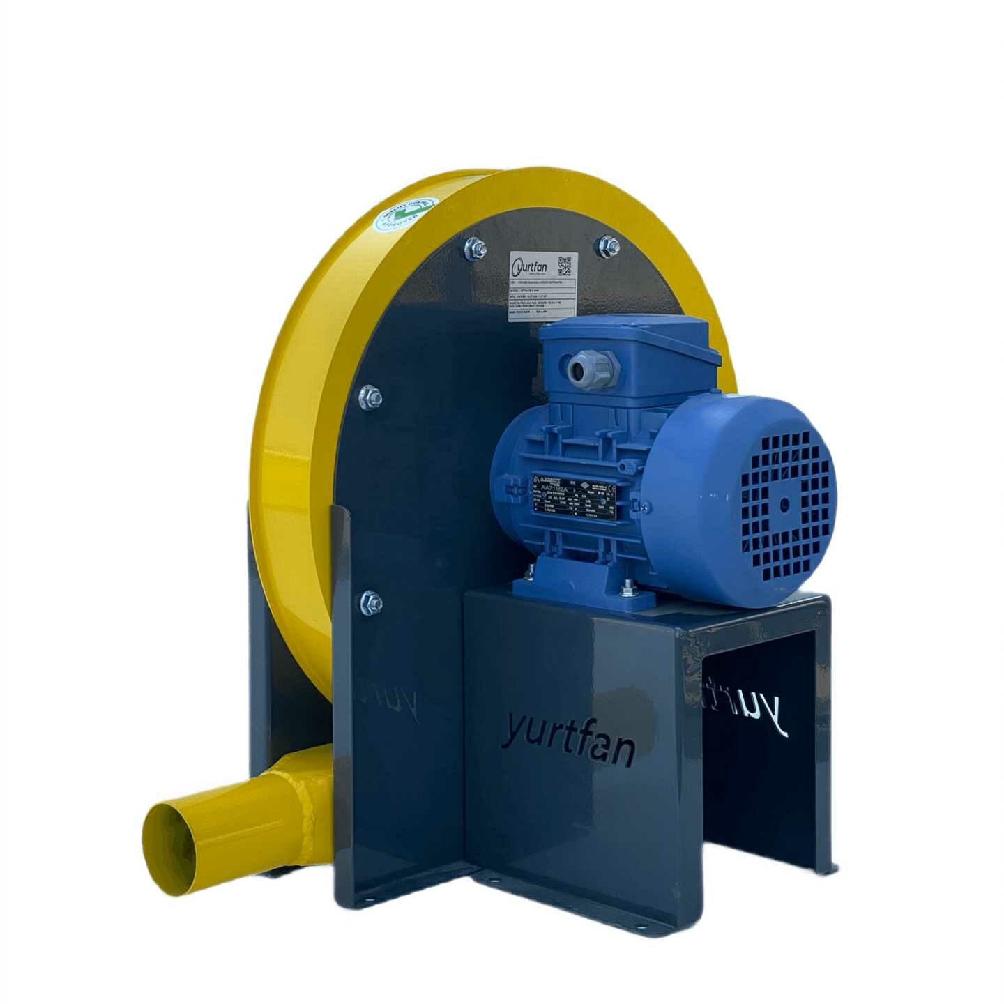 Yurtfan YB-5.5HP YÜKSEK BASINÇLI KÖRÜK FANI 1200 m³/h 850 mmSS